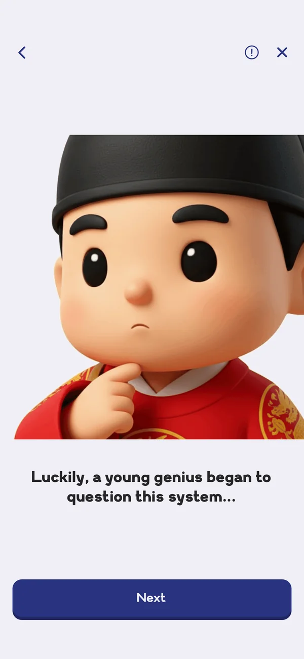 It begins with a king
